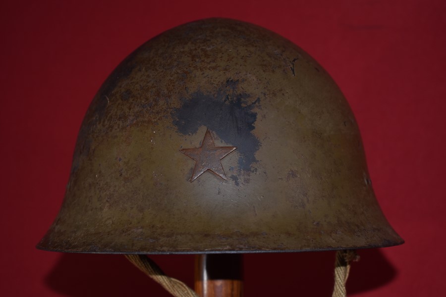 WW2 JAPANESE SOLDIERS HELMET-SOLD